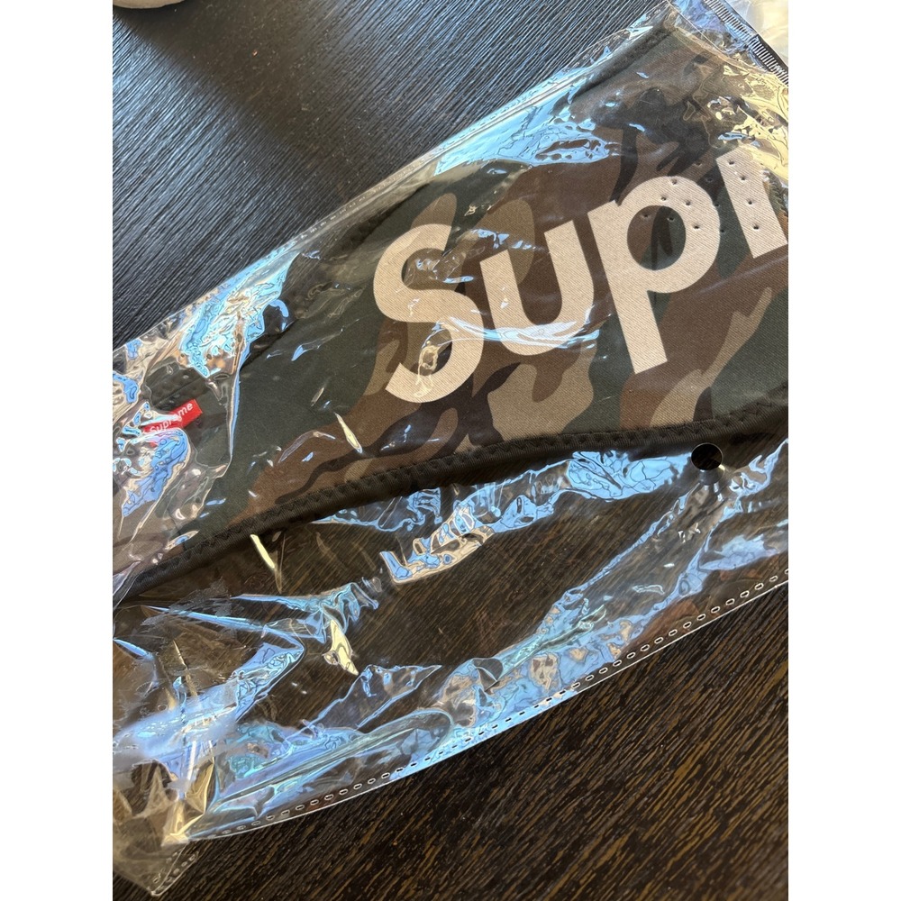 New Supreme Camo Wind Stopper Moto Face Mask, Size Medium/Large GORPCORE Hype